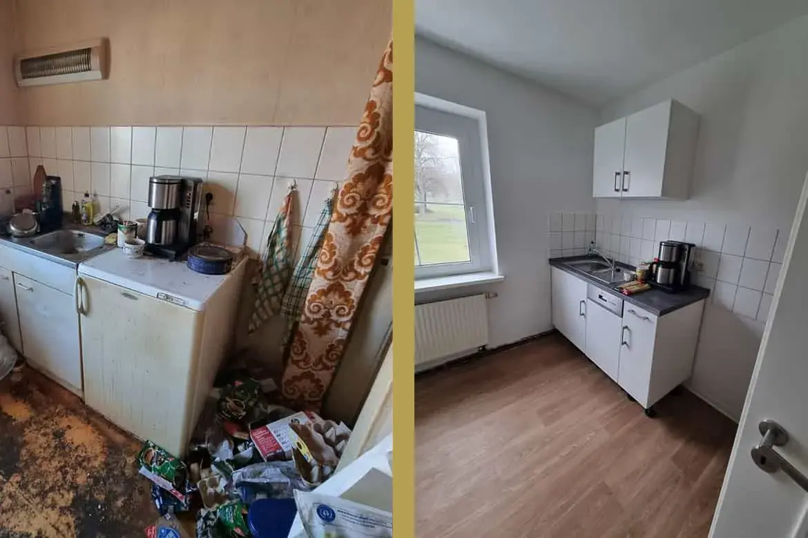 Küchen Entrümpelung in Lindau mit Ausbau und fachgerechter Entsorgung von Einbauküche und Geräten